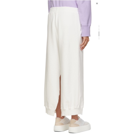White Split Lounge Pants - Picture 3 of 4
